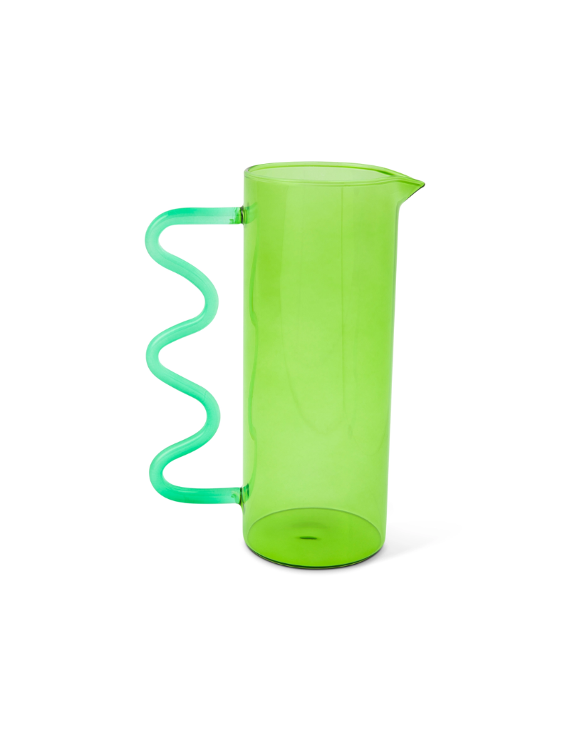 Glass Squiggle Pitchers