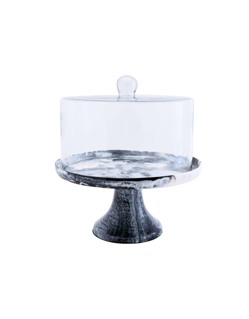 Lucente Resin Cake Stand & Dome (Options)
