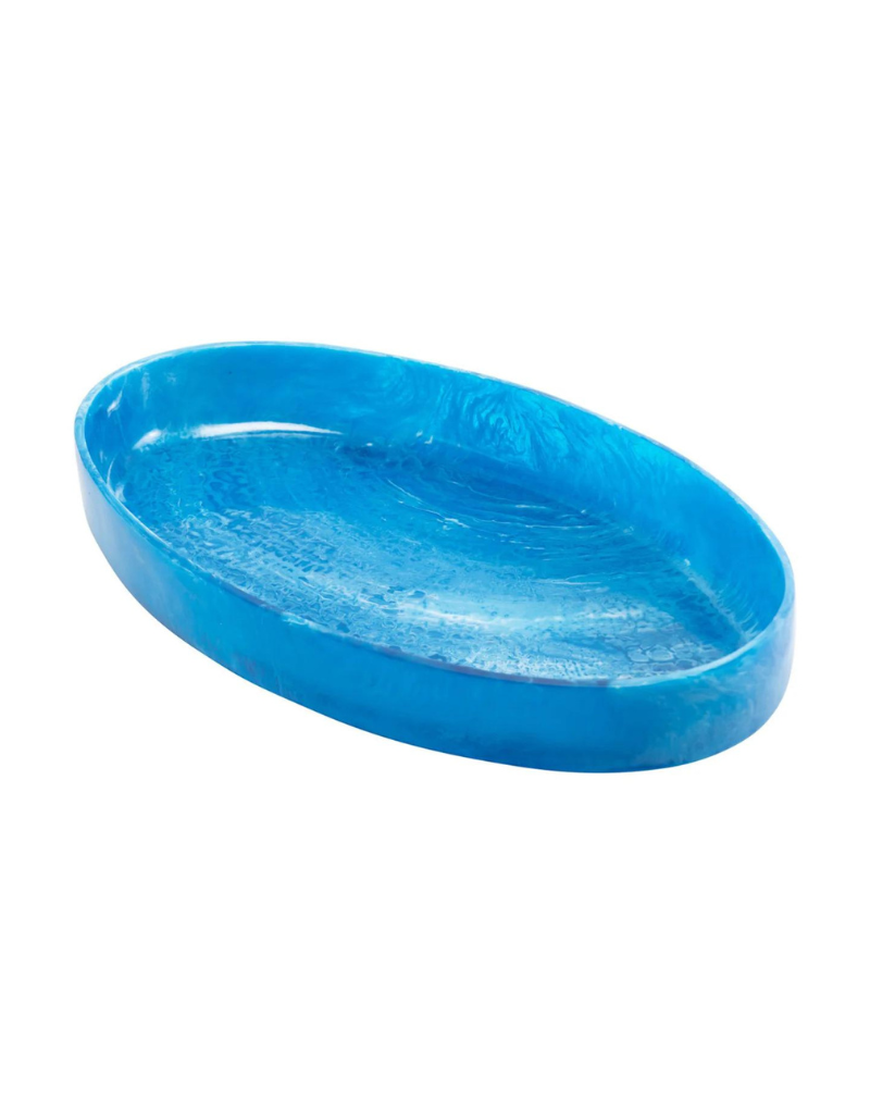 Lucente Resin Oval Bowl