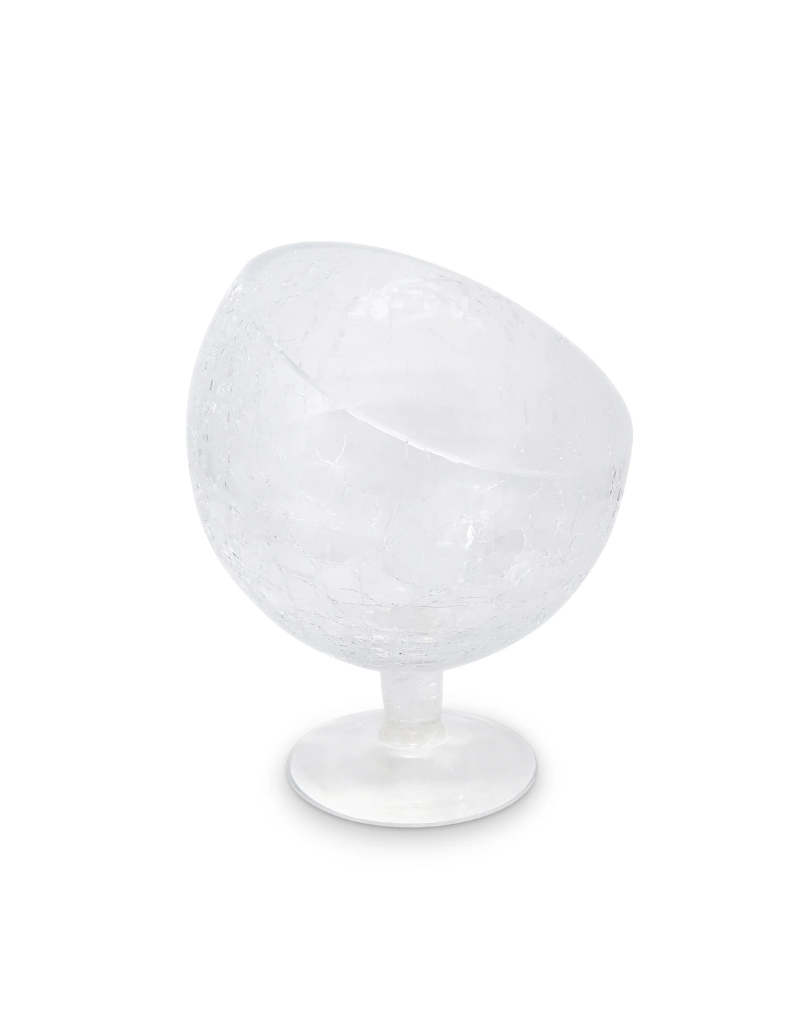Slant Bowl with Cracked Design - Large