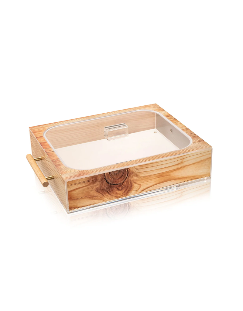 Wood Pan Holder