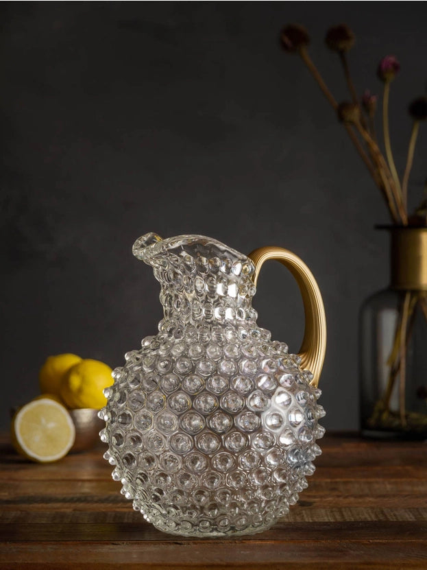 Crystal Hobnail Jugs