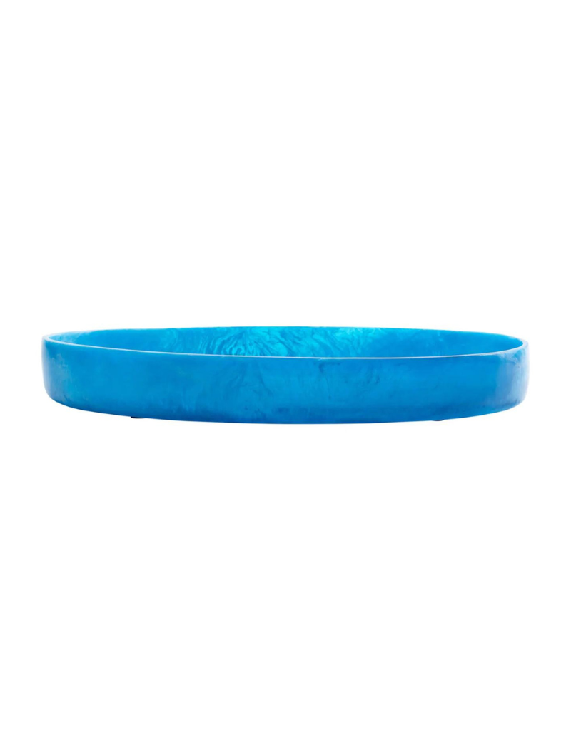 Lucente Resin Oval Bowl