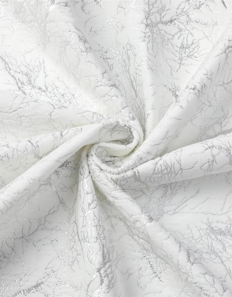 Velvet Silver Branch Print Tablecloth #1411