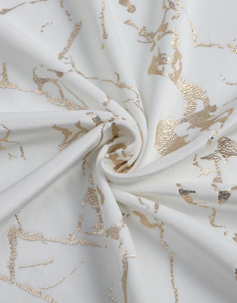 Glacier Gold Velvet Tablecloth #1414