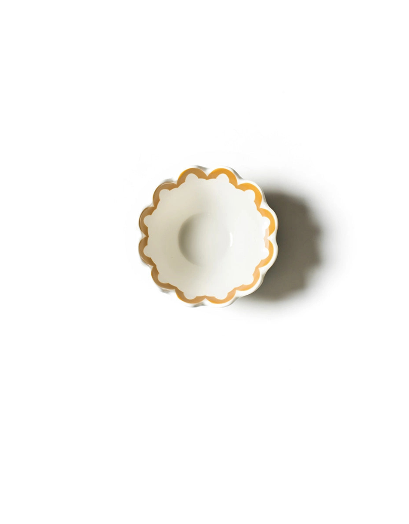 Brass Scallop Arabesque 5" Small Bowl