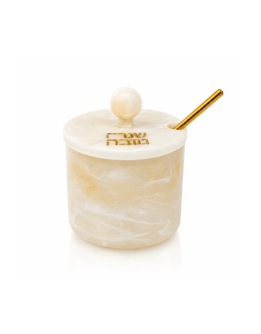 Round Resin Honey Dish