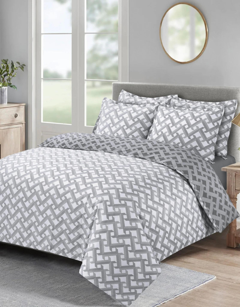 Diamond Braid- Grey/Dark Grey