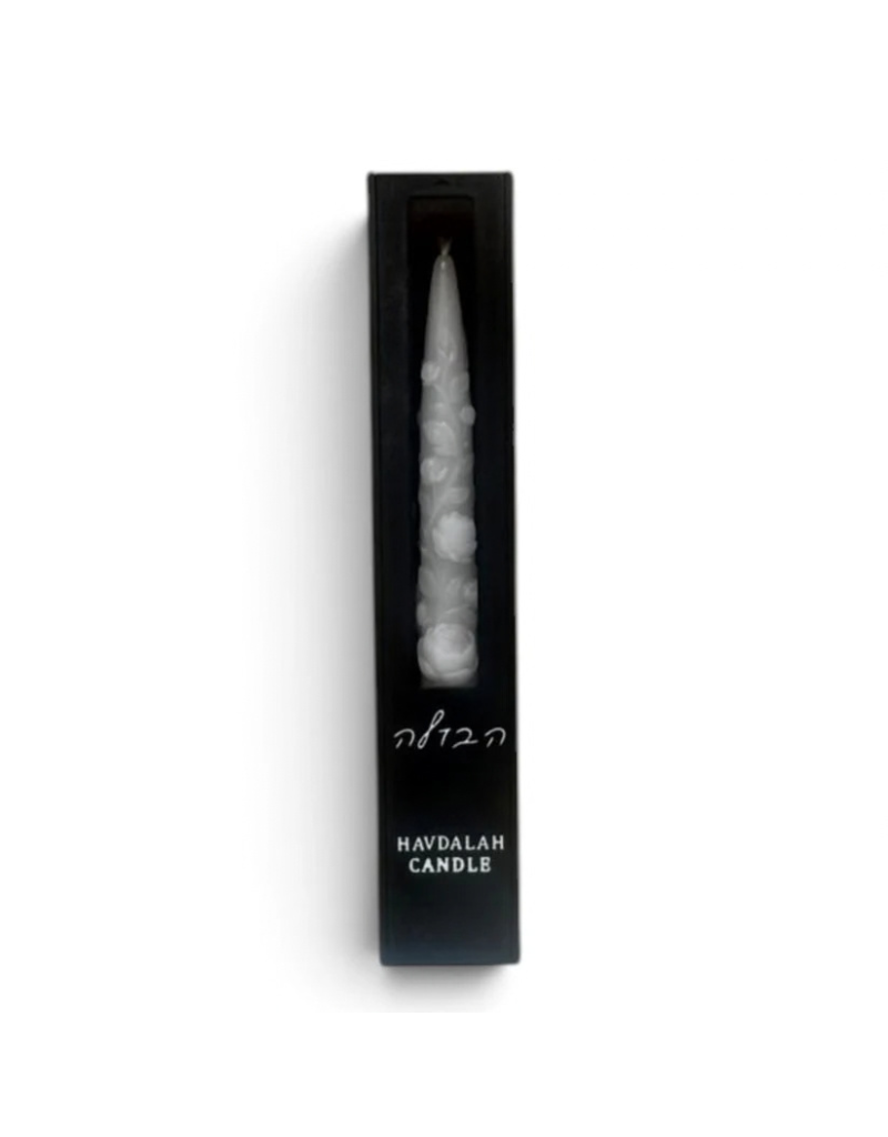 Peony Taper Havdalah Candle