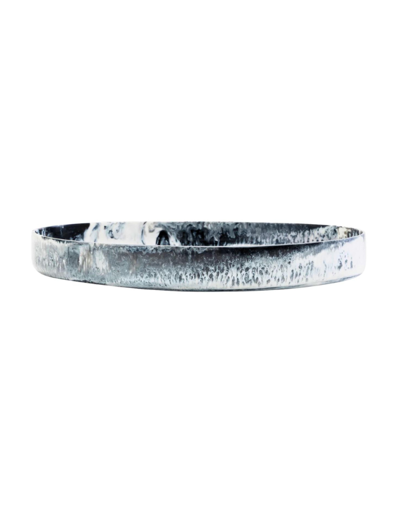 Lucente Resin Oval Bowl