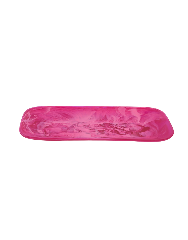 Classical Rectangle Resin Swirl Platters