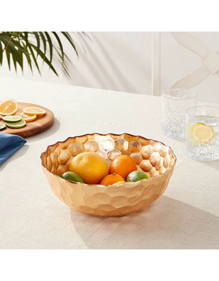 Odessa Gold Serving Bowl