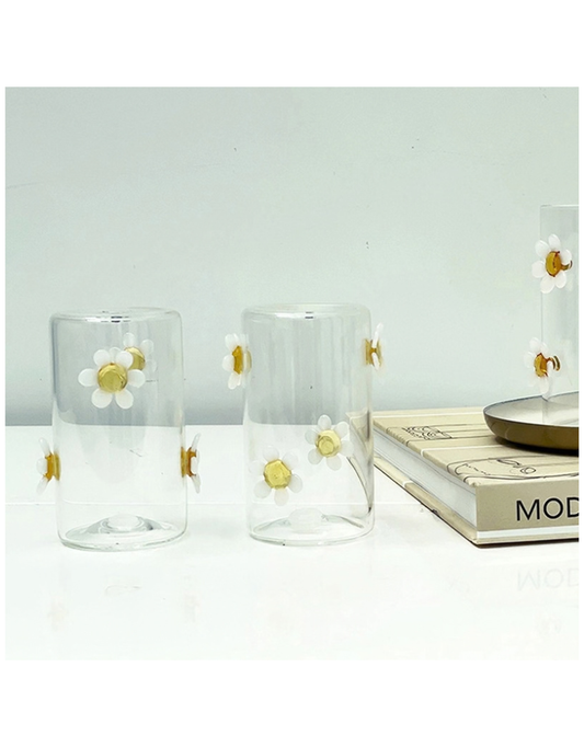 3D Daisy Flower Salt and Pepper Set