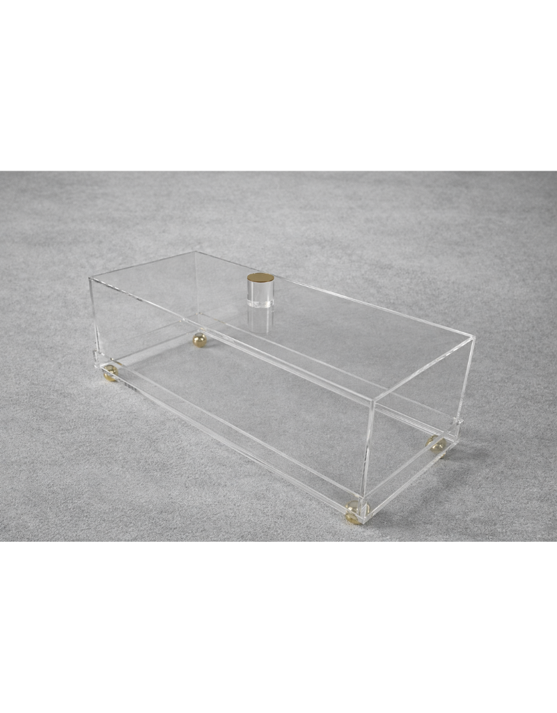 Vikko Lume Acrylic Rectangle Tray with Dome Cover