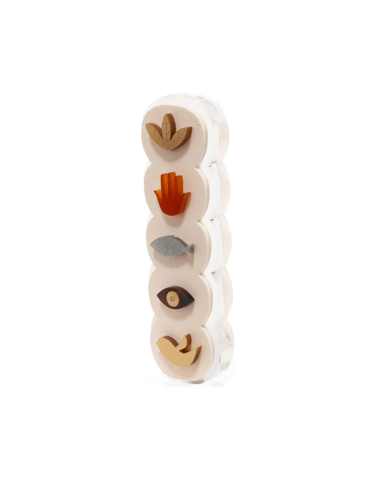 Acrylic Hamsa Mezuzah Case