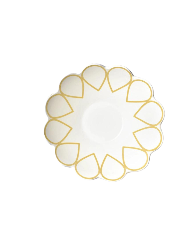 Deco Gold Scalloped Serving Bowl