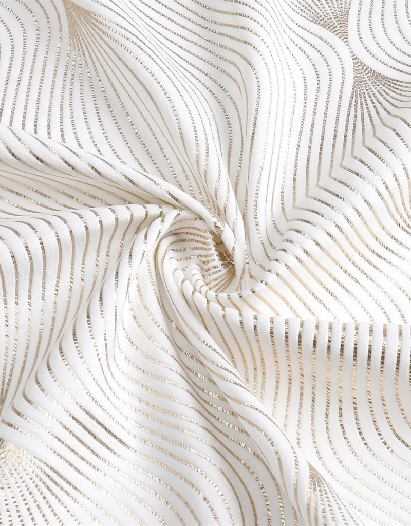 Velvet Gold Infinity Print Tablecloth #1408