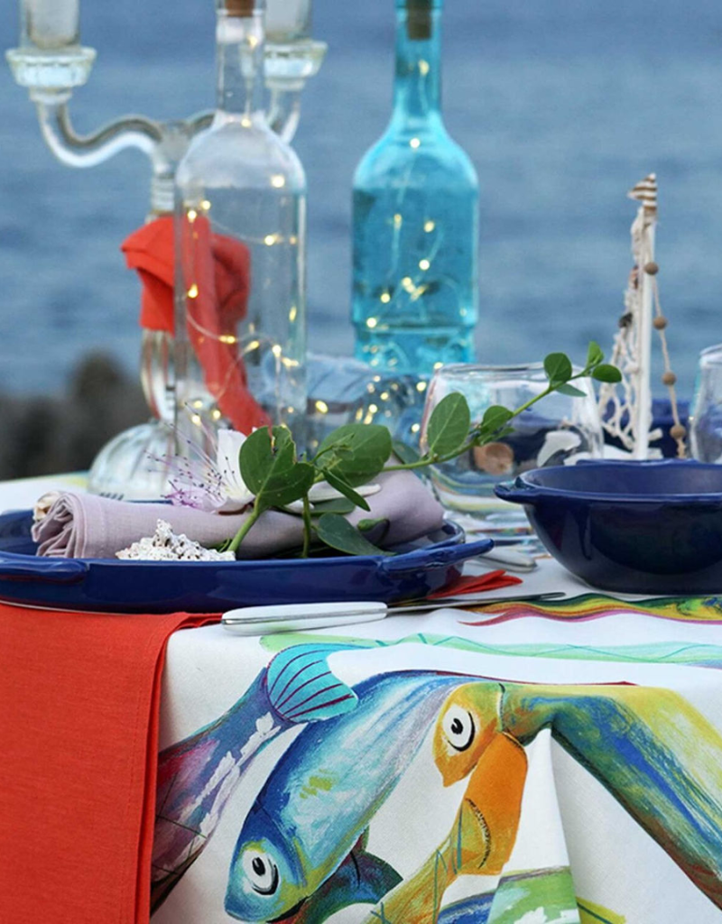 Poisson Bleu Tablecloth