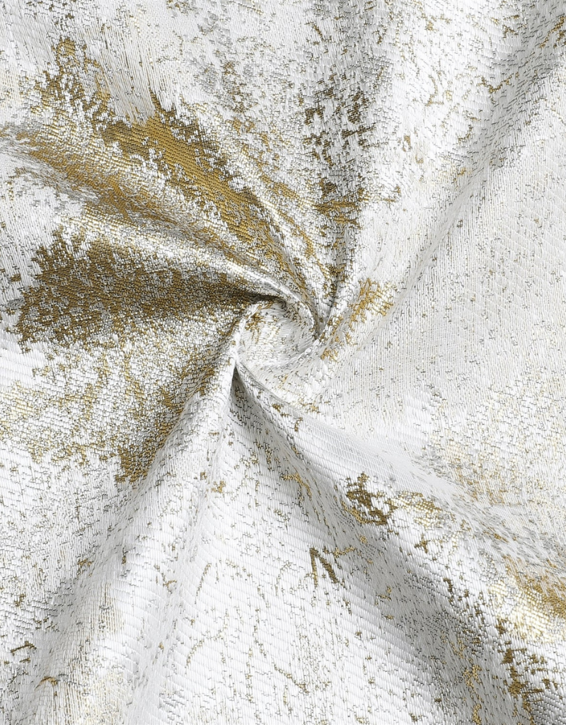 Jacquard White Gold Tree Tablecloth #1329