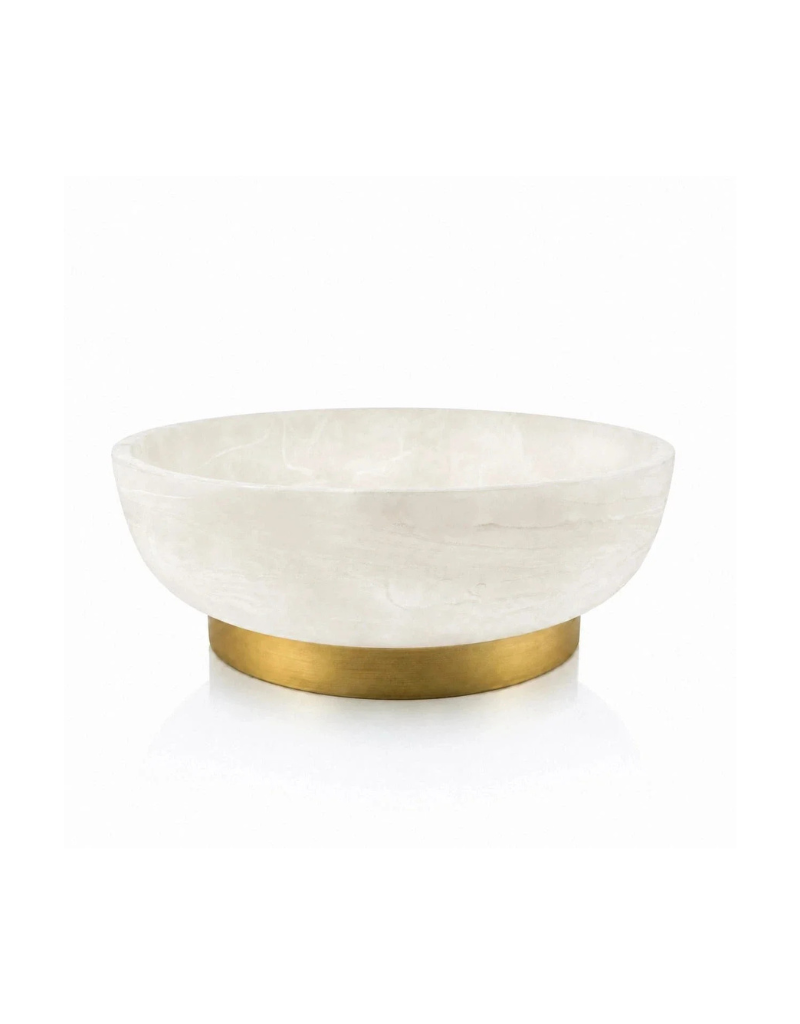 Marble Round Resin Centerpiece Decorative Bowl (options)
