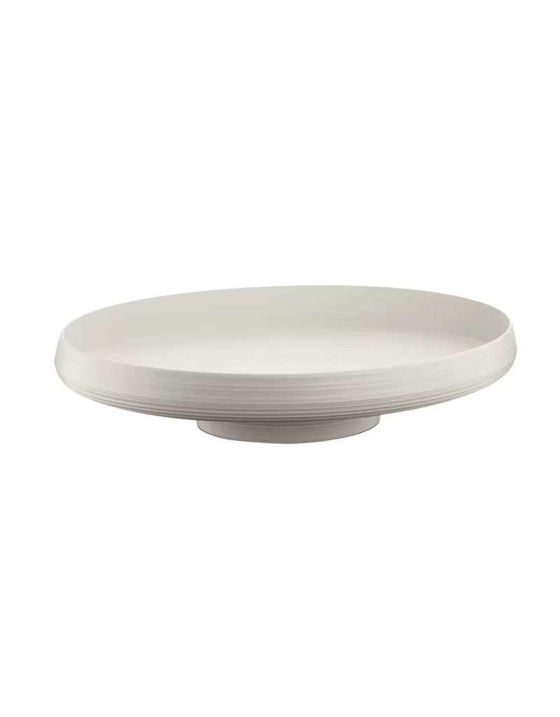 Tierra Milk White Centerpiece Bowl