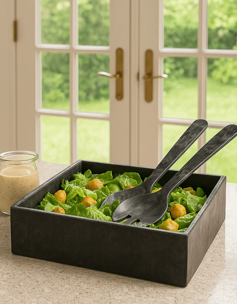 Resin Square Salad Bowl