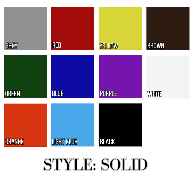 Solids/Glitters Custom 8x16 Acrylic Handled Tray - Choose Your Design!