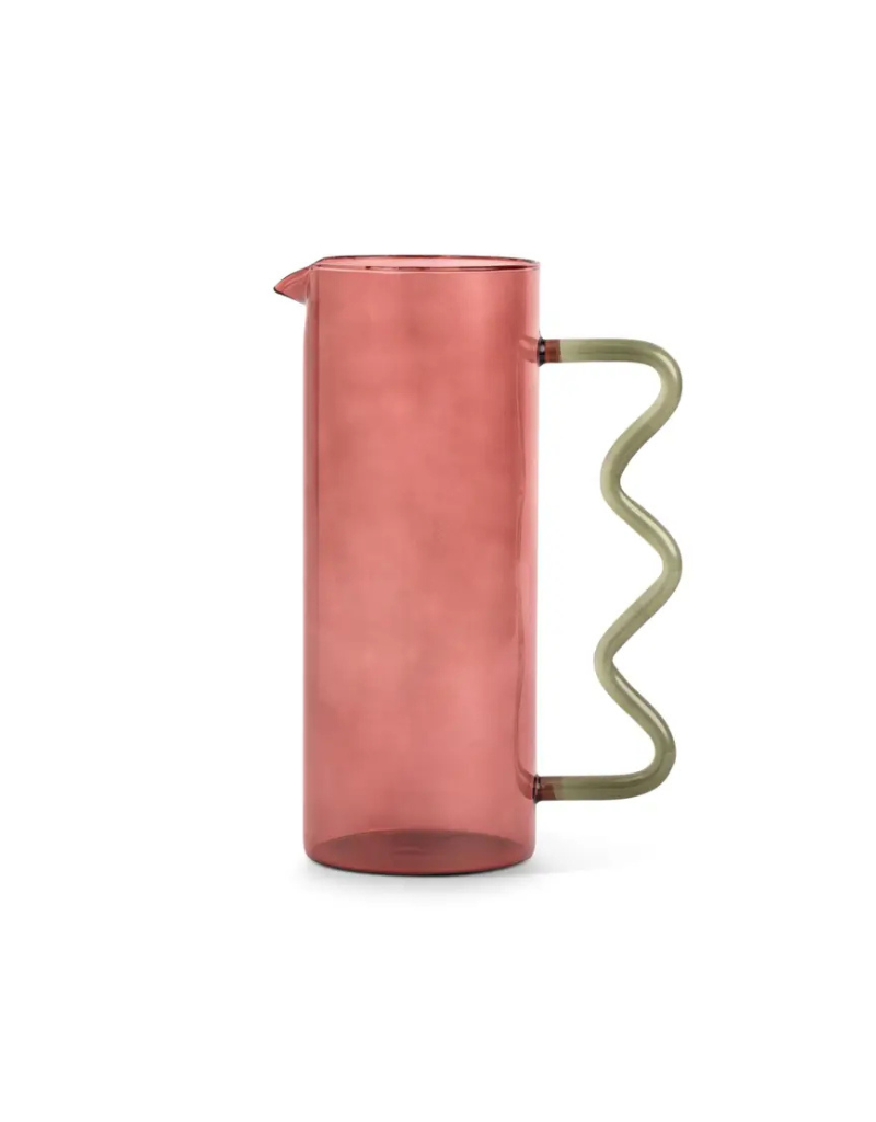 Glass Squiggle Pitchers