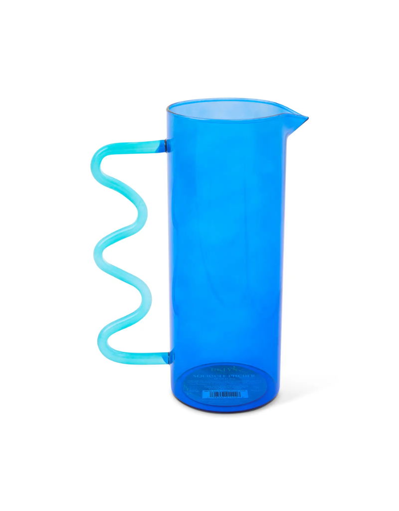 Glass Squiggle Pitchers