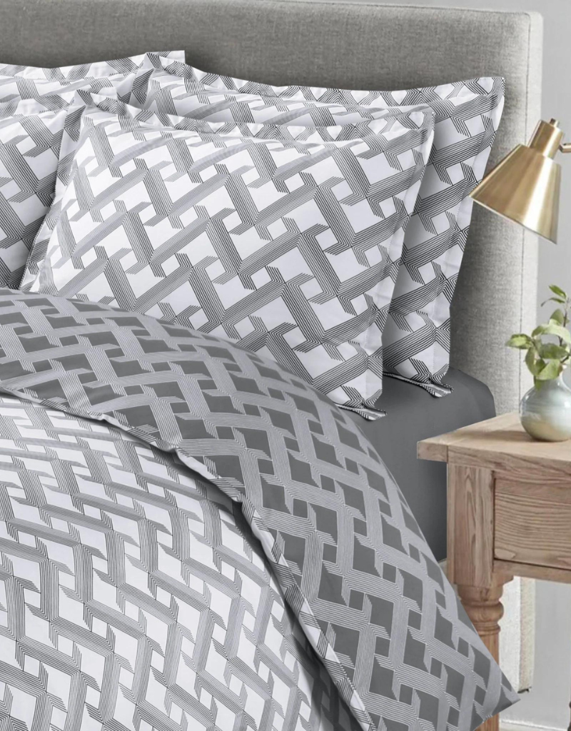 Diamond Braid- Grey/Dark Grey
