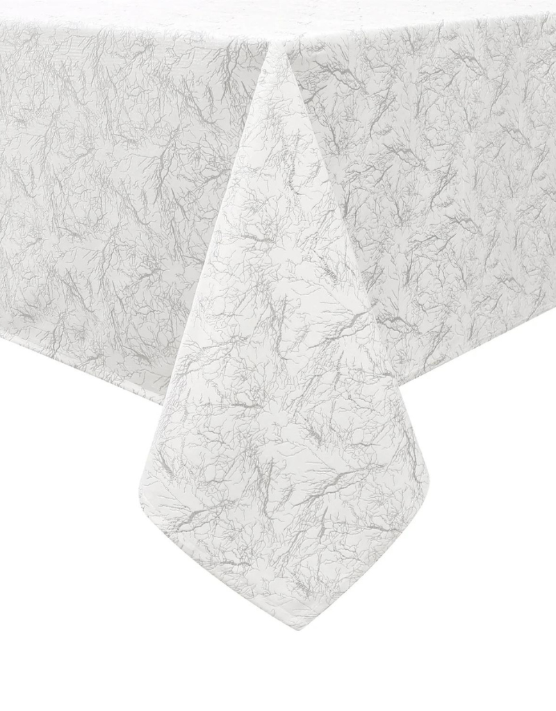 Velvet Silver Branch Print Tablecloth #1411
