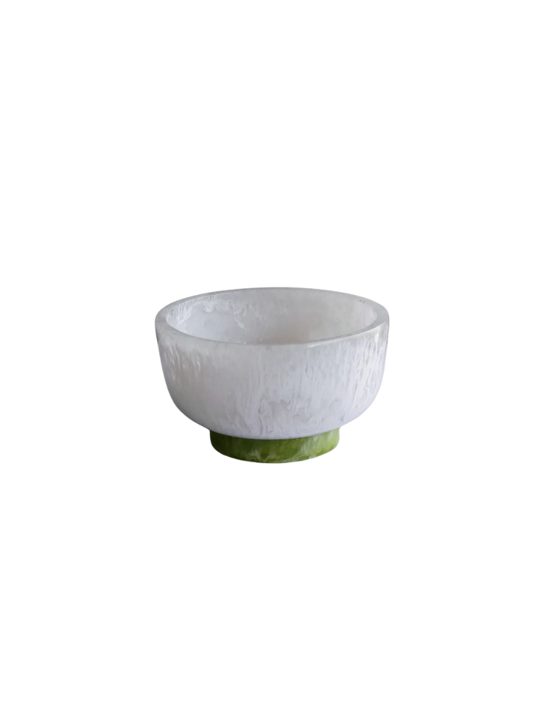 Resin Rio Small Round Bowl with Base (Options)