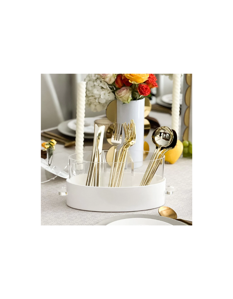 Lucite Utensil Caddy