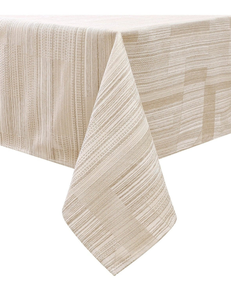 Jacquard Lush Gold Tablecloth #1371
