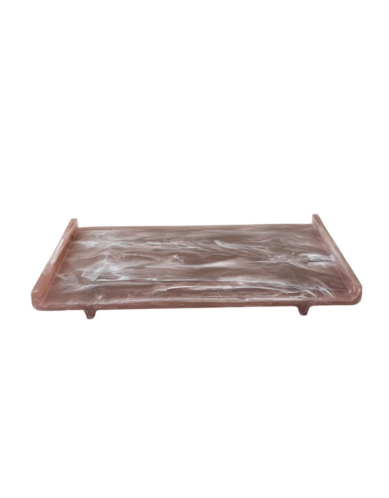 Resin Taupe Meadow Tray
