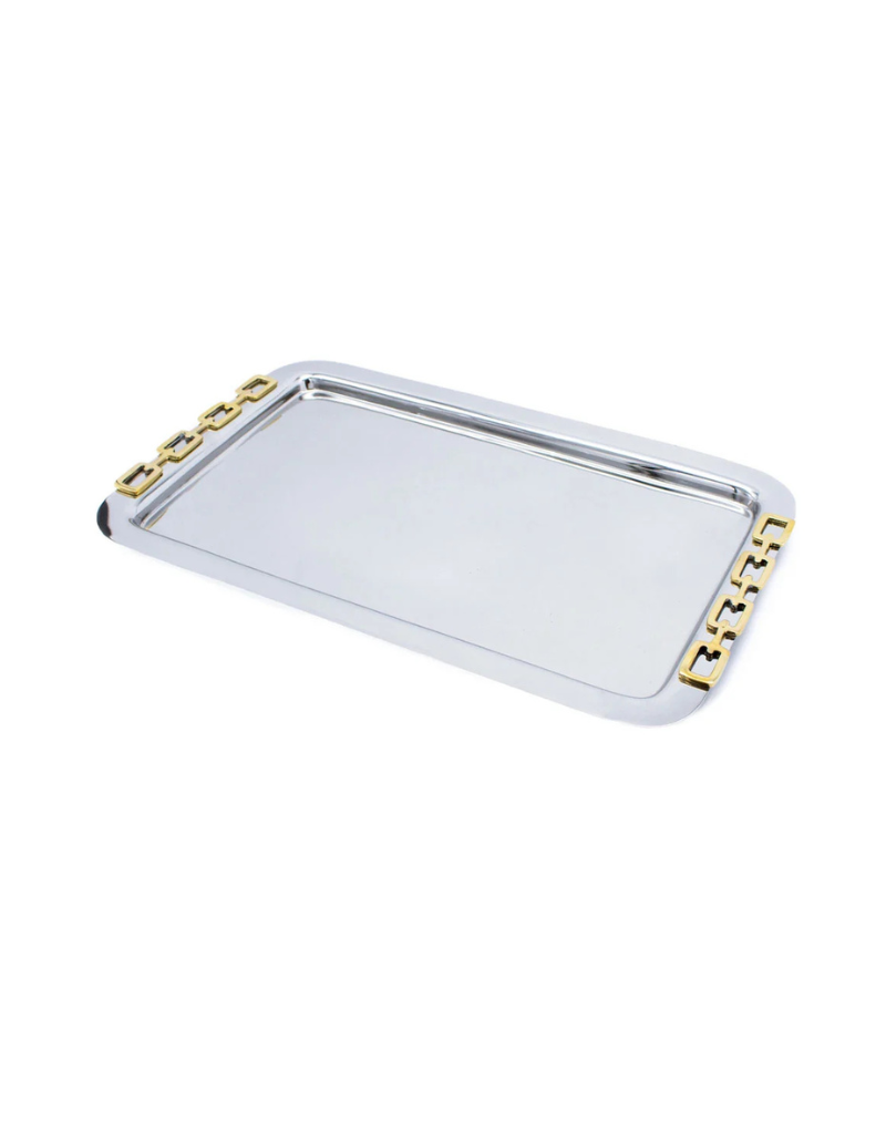 Luxe Linked Stainless Steel Tray