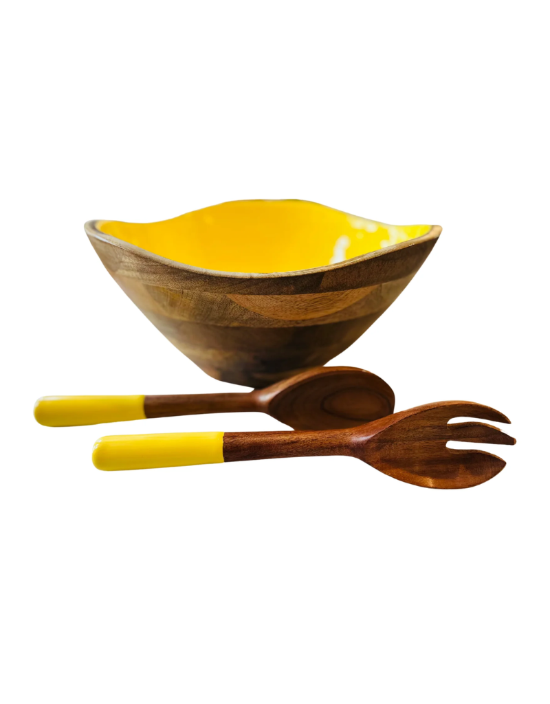 Bright Mango Bowl & Server Set (Options)