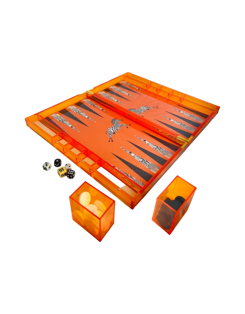 Lucite Backgammon Set (Options)