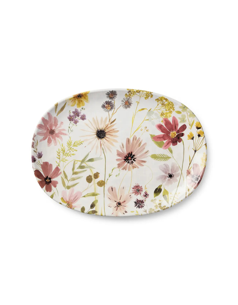Wildflowers Oval Platter