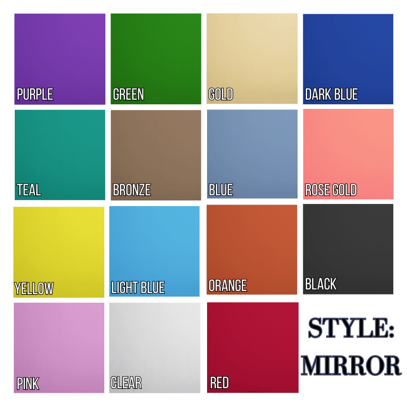 Solids/Glitters Custom 8x16 Acrylic Handled Tray - Choose Your Design!