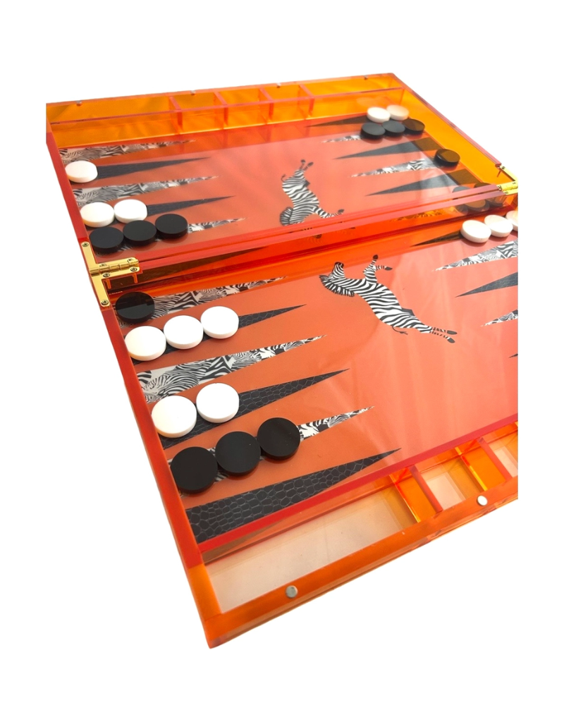 Lucite Backgammon Set (Options)