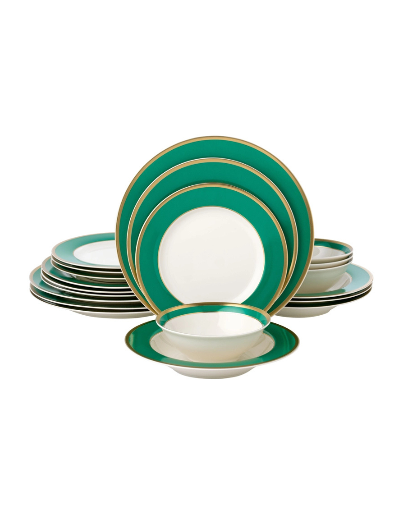Gail Green 20pc Bone China Dinnerware Set