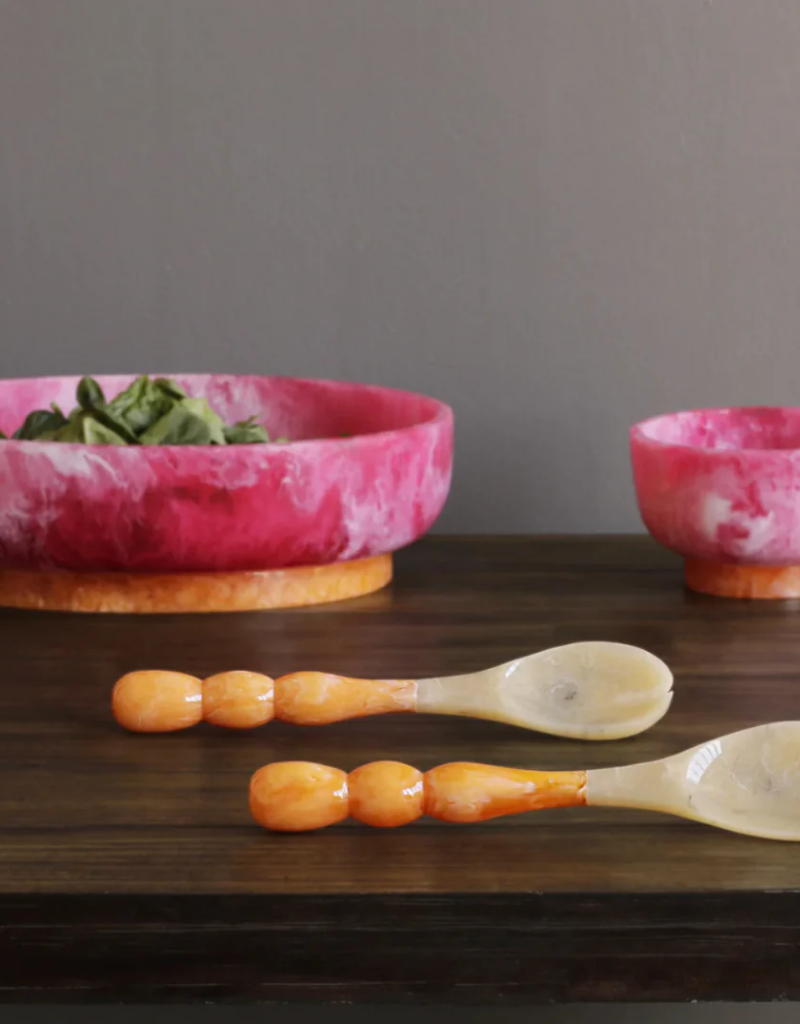 Resin Rio Small Round Bowl with Base (Options)