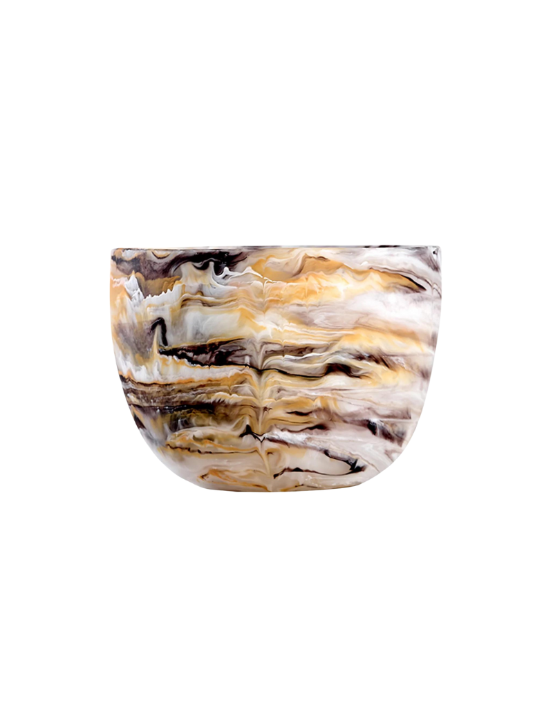 Deep Medium Resin Swirl Bowls