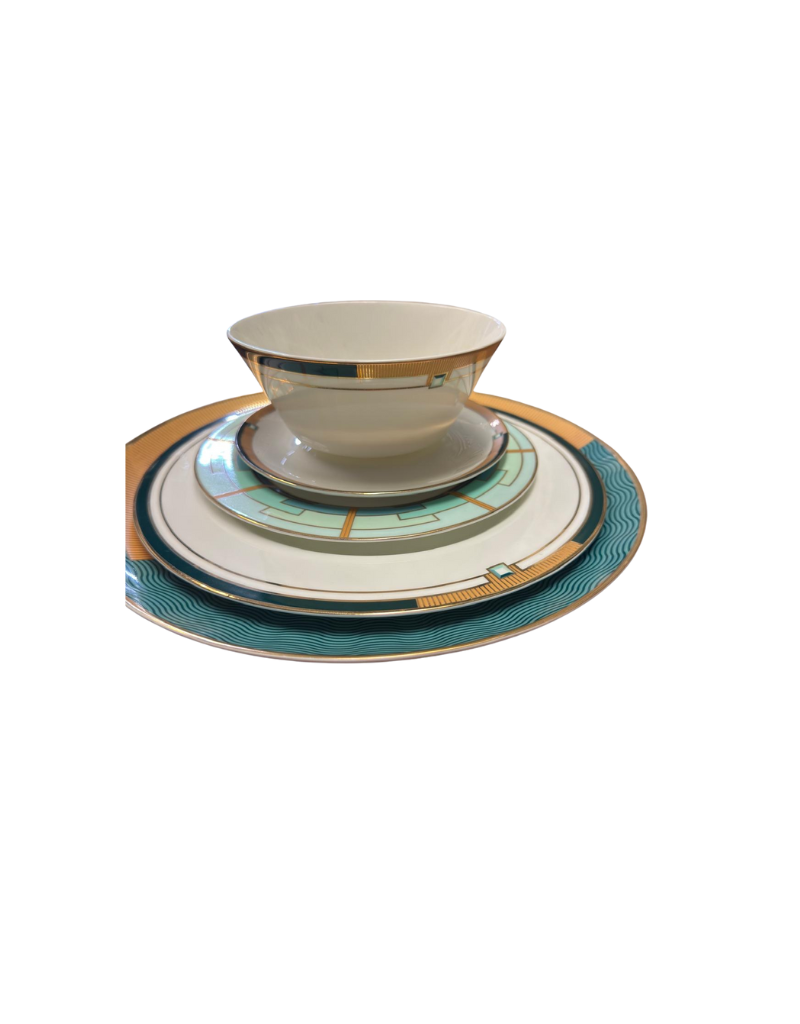 Green Gatsby Dinnerware Set