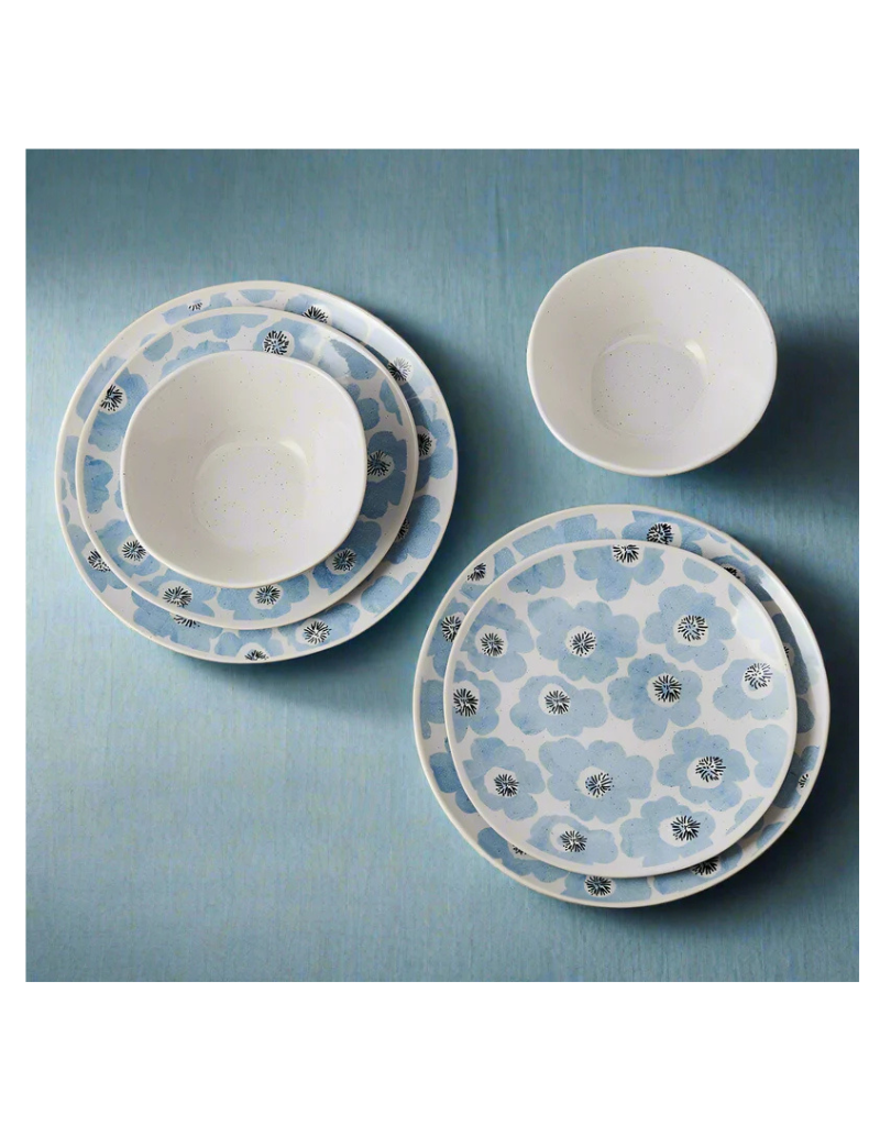 Radiant Floral 12pc Stoneware Dinnerware Set
