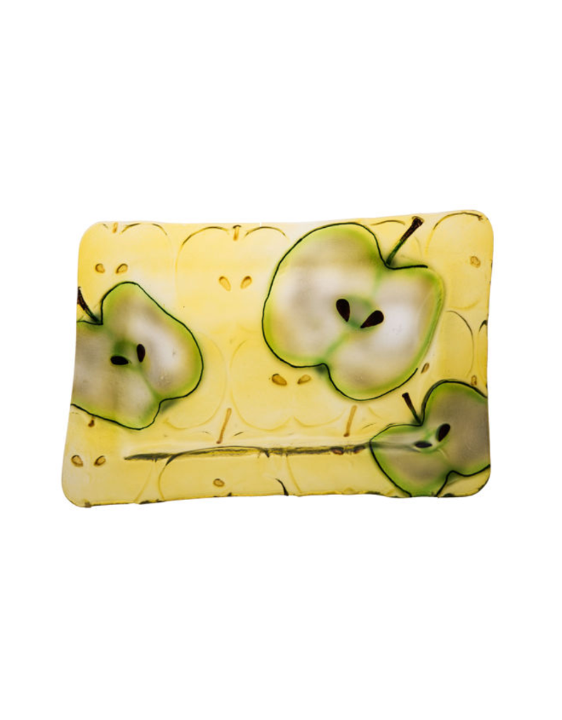 Glass Apple Platter