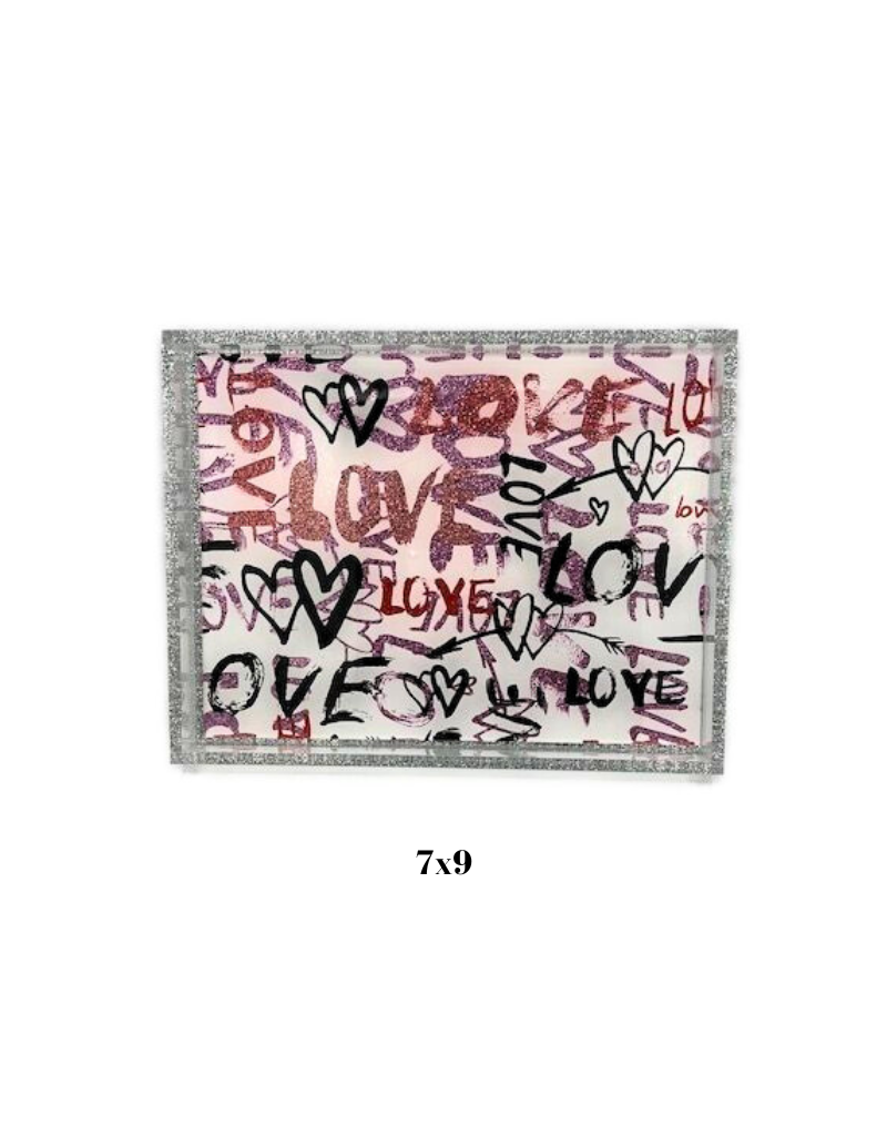 Custom Acrylic Trays - Choose Your Size & Design (Solids/Glitters)