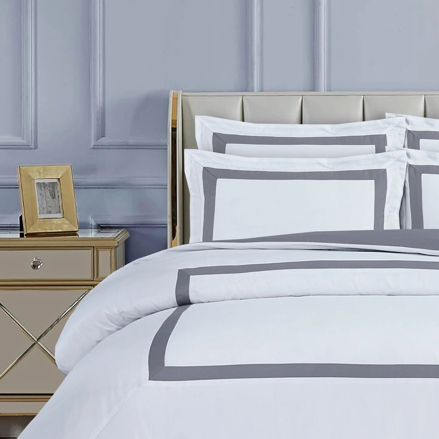 Province Hotel Collection - White with Gray Tape