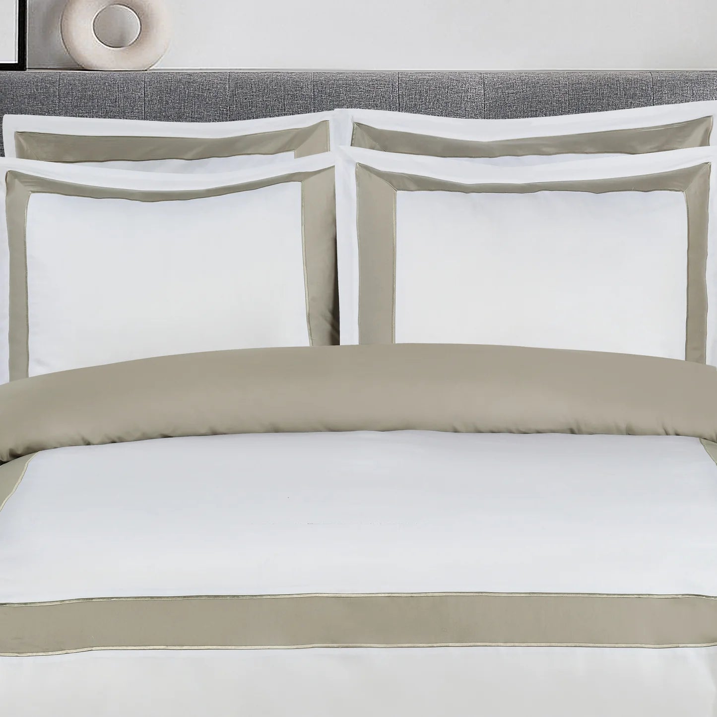 CORSICA Hotel Collection - White/Light Taupe